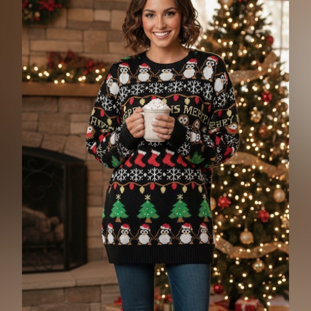 NWT Daisys Boutique Ugly Christmas Sweater‎